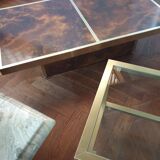 Table basse vintage années 70 Lancel bar