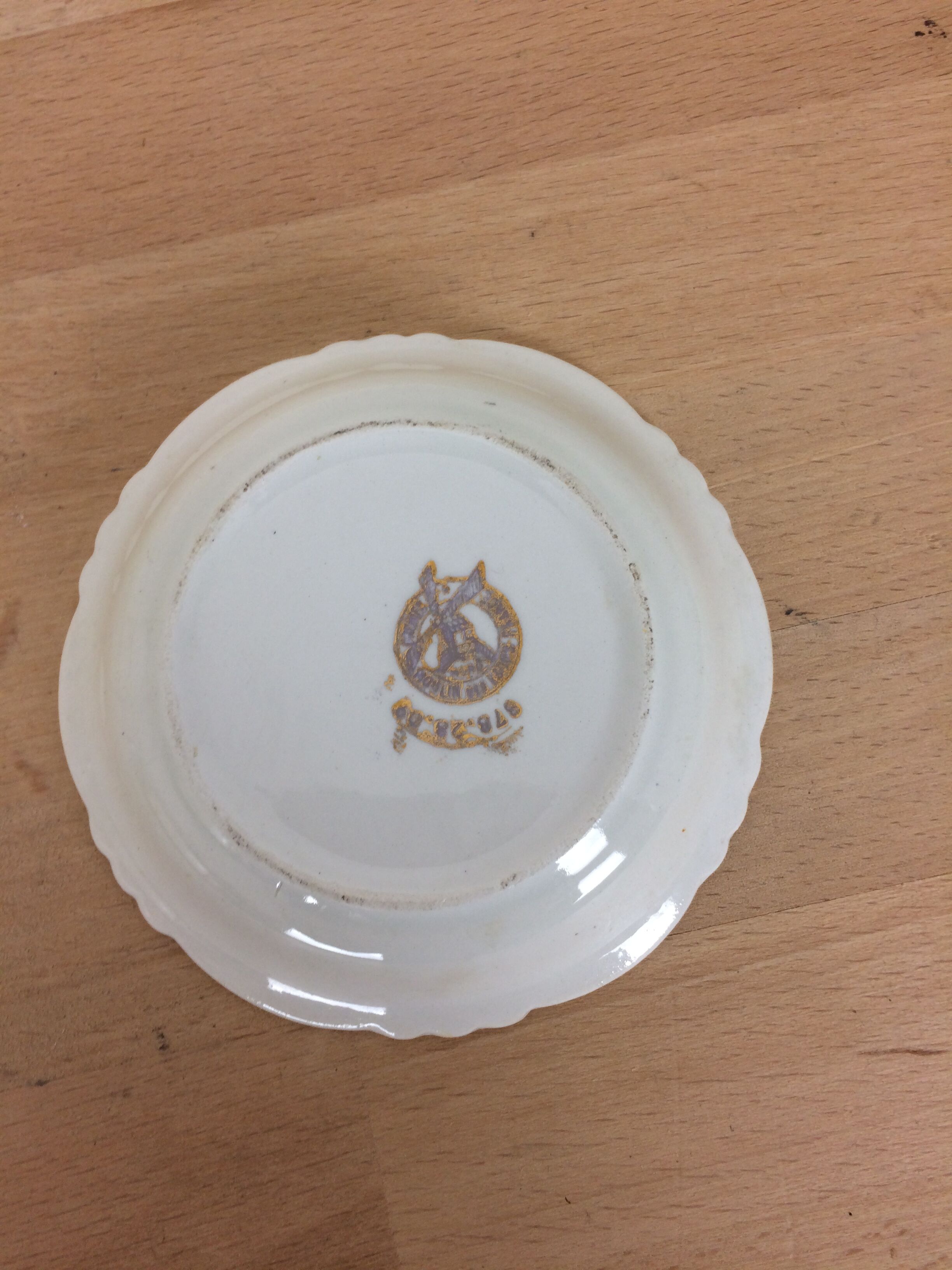 Ceramic ashtray Mill of Wolves