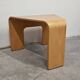 Postmodern side table made of beech plywood by Ekornes Stressless from the 1980s.