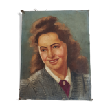 Portrait d'une jeune femme 1940/1950