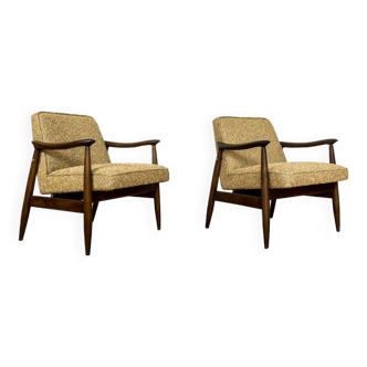 Paire de fauteuils GFM87 en Kvadrat par Juliusz Kędziorek, années 1960