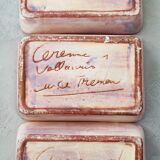 Polychrome presentation dishes of Marie Christine TREINEN (XXth) Vallauris