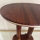 Art Deco wooden pedestal table