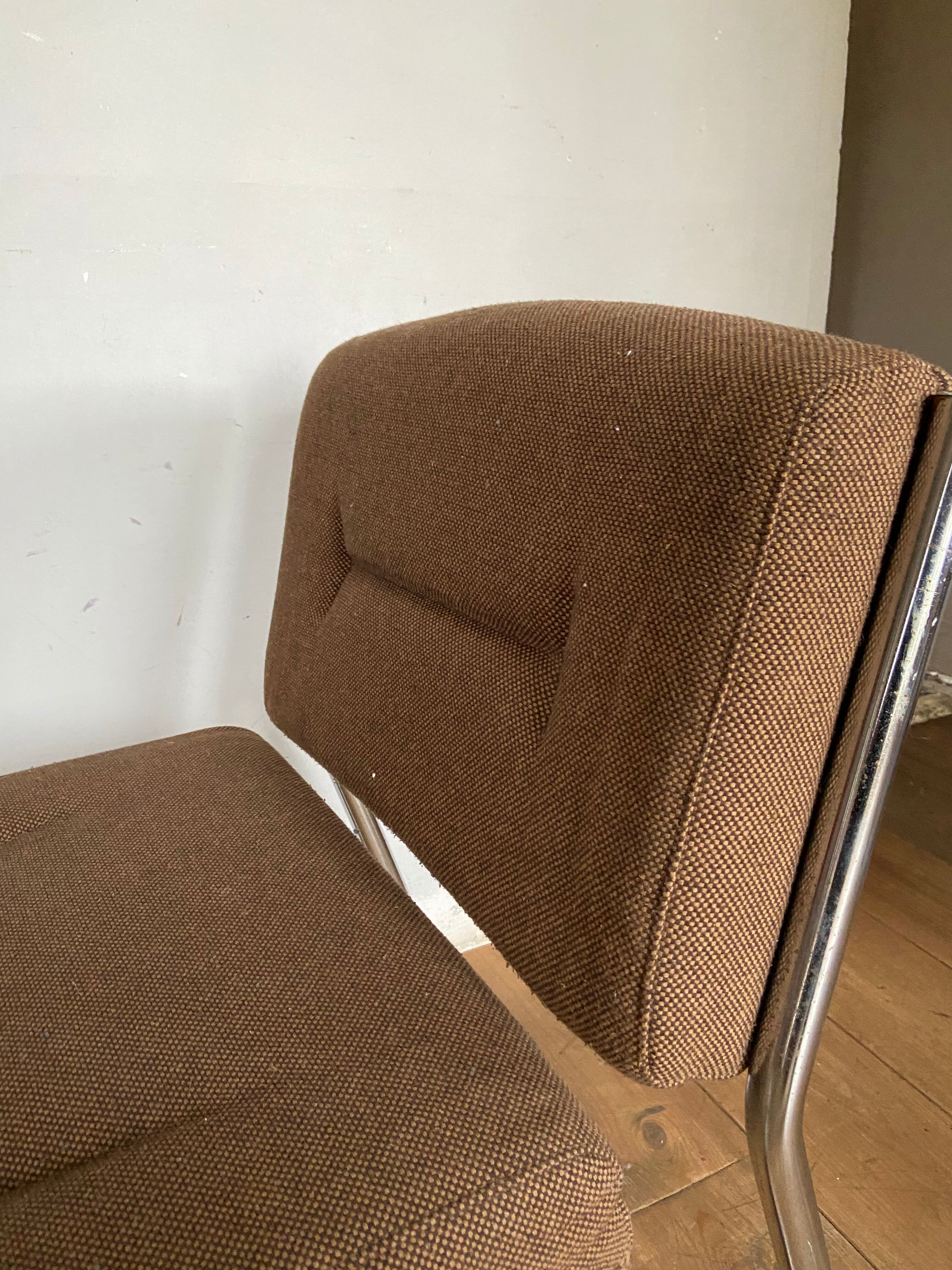 Pair of vintage chrome heaters 60s design