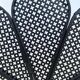 Vintage 1950s fireplace screen, fan shape.