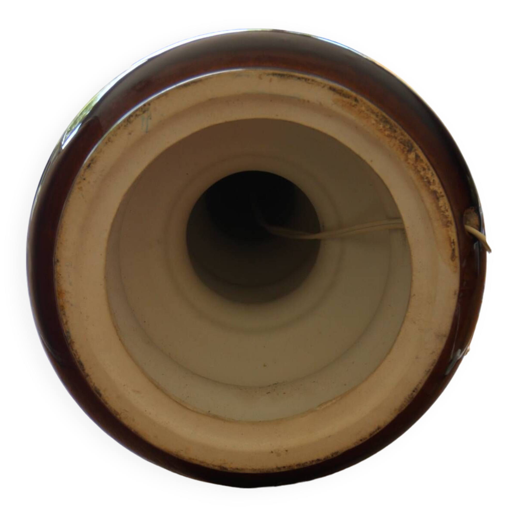 Large vintage ceramic lamp base