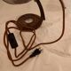 Industrial lamp, Thermor heater, 1950s, fully equipped.