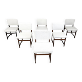 Mid century teak scandinavian dining chairs, 1960s