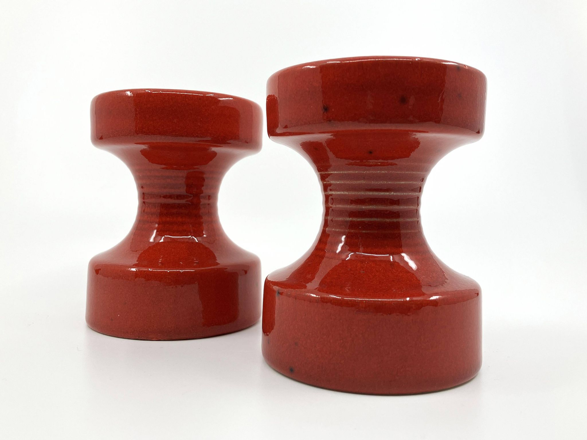 2 Steuler ceramic candle holders • Design Cari Zalloni • Circa 60-70