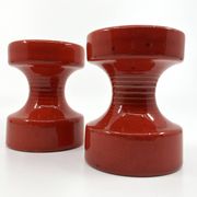 2 Steuler ceramic candle holders • Design Cari Zalloni • Circa 60-70