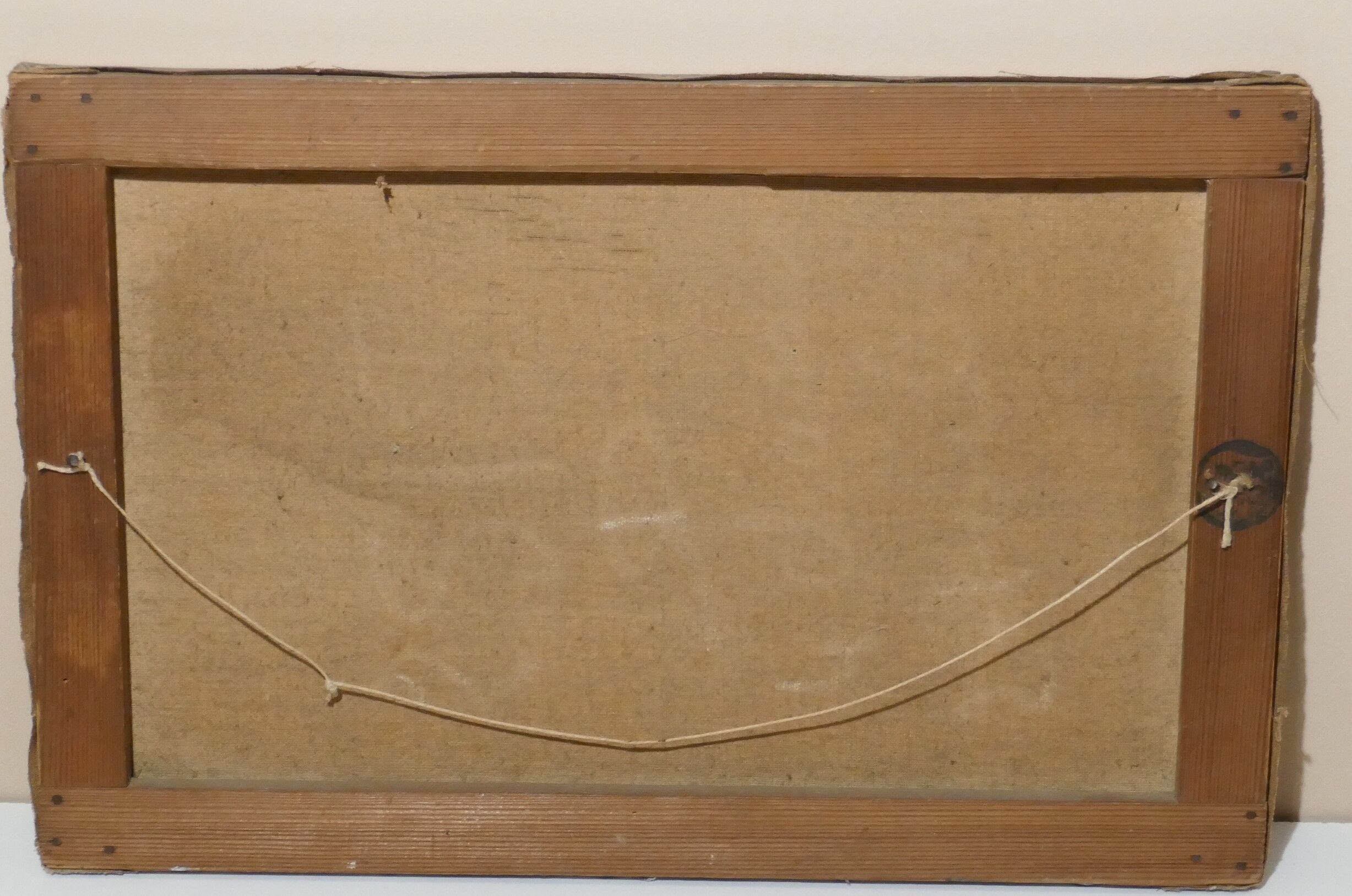 Landscape table "merchant woman on a path"