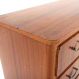 Scandinavian mahogany chest of drawers, Sweden, 1950