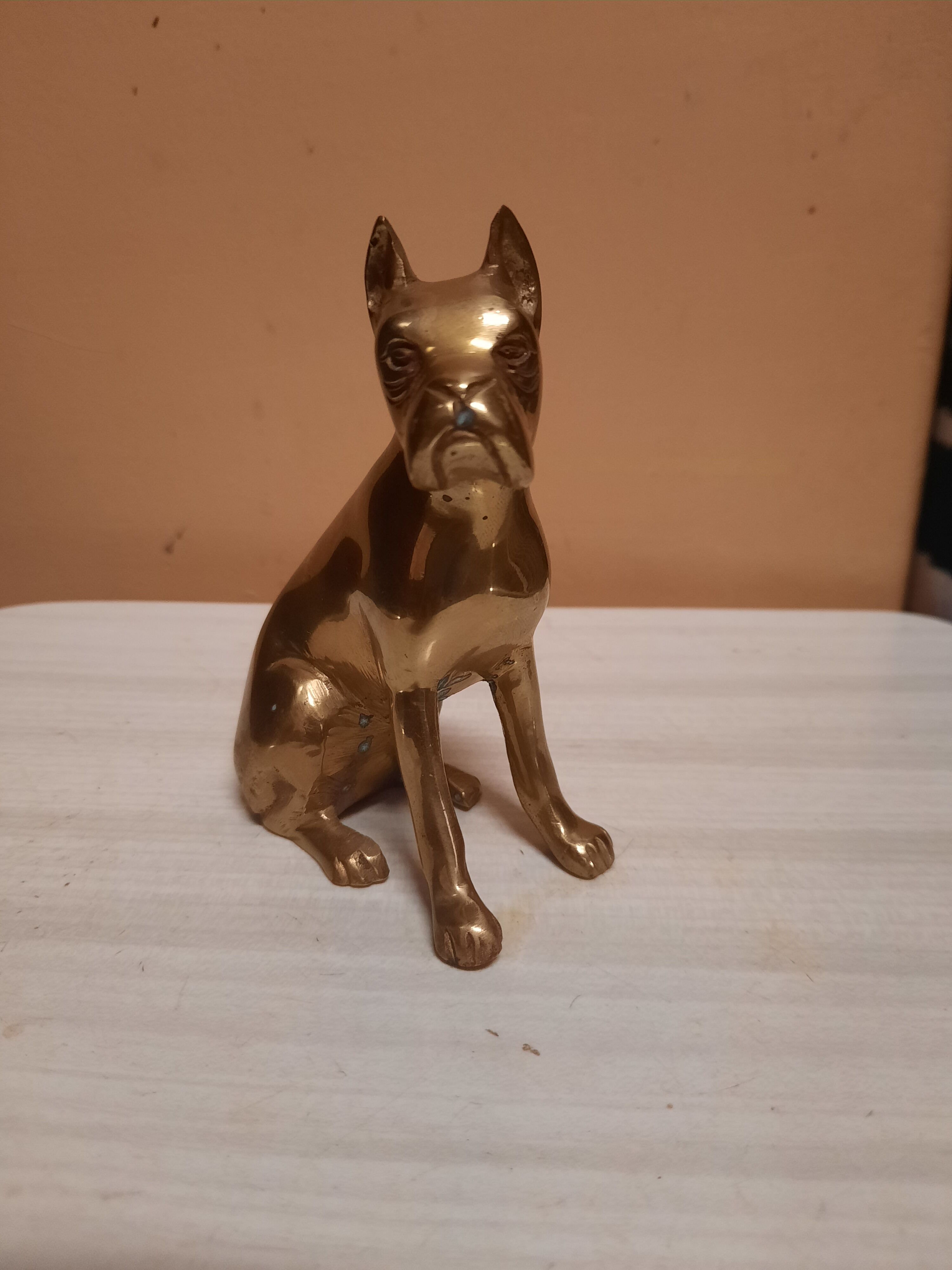 Brass dog