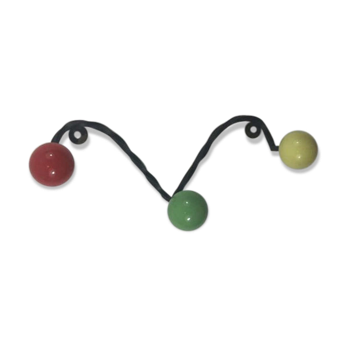 Coat rack lights balls