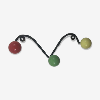 Coat rack lights balls