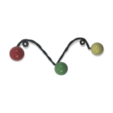 Coat rack lights balls