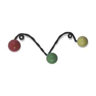 Portemanteau boules tricolores