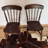 Pair of bistro chairs