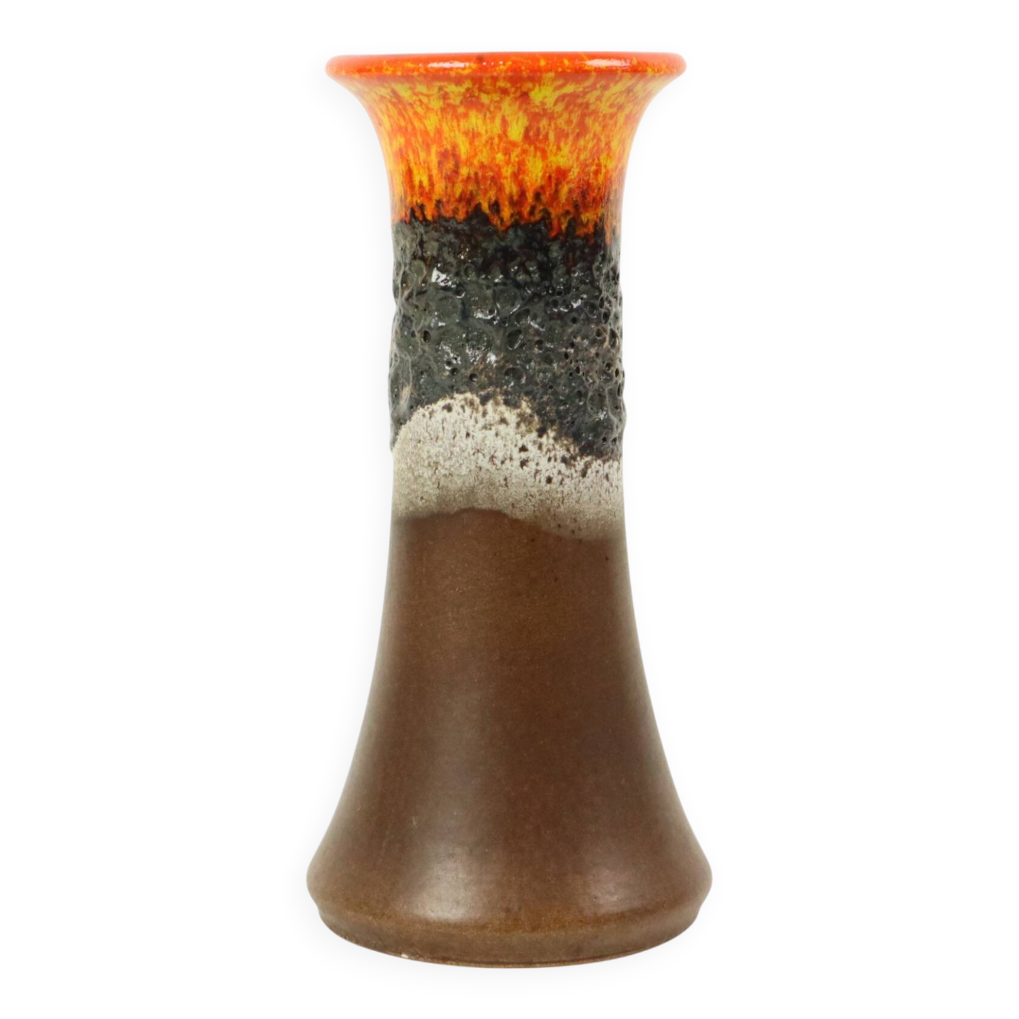Vintage Jasba Vase Fat Lava West Germany Ceramics 02010-24