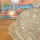 Antique glass cheese dome
