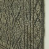 2.6x4 ft-jute handwoven kilim runner, entryway, wall art,lobby, rug\carpet.