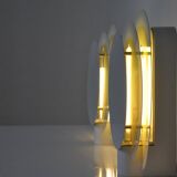 Pair wall lamps lumiance planeta 80s