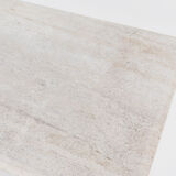 Mid century vintage travertine coffee table