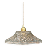 Vintage glass pendant light - tableware collection -