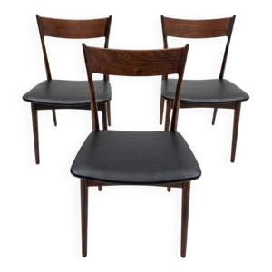 Lot de 3 chaises en palissandre - hansen