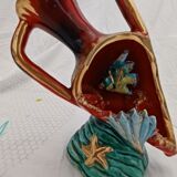 Old shell lamp "Monaco" in ceramic