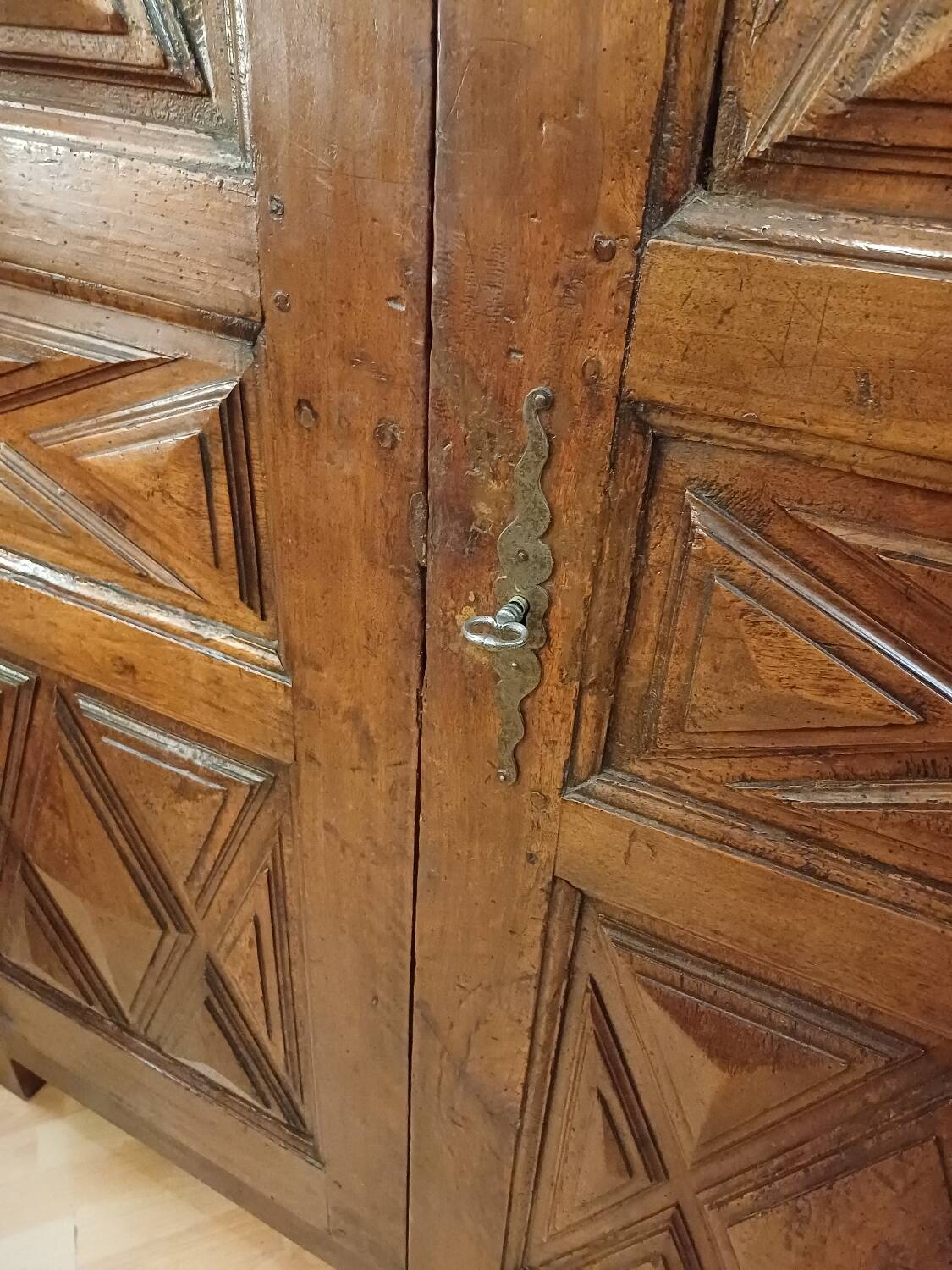 Small 17th century Louis 13 wardrobe