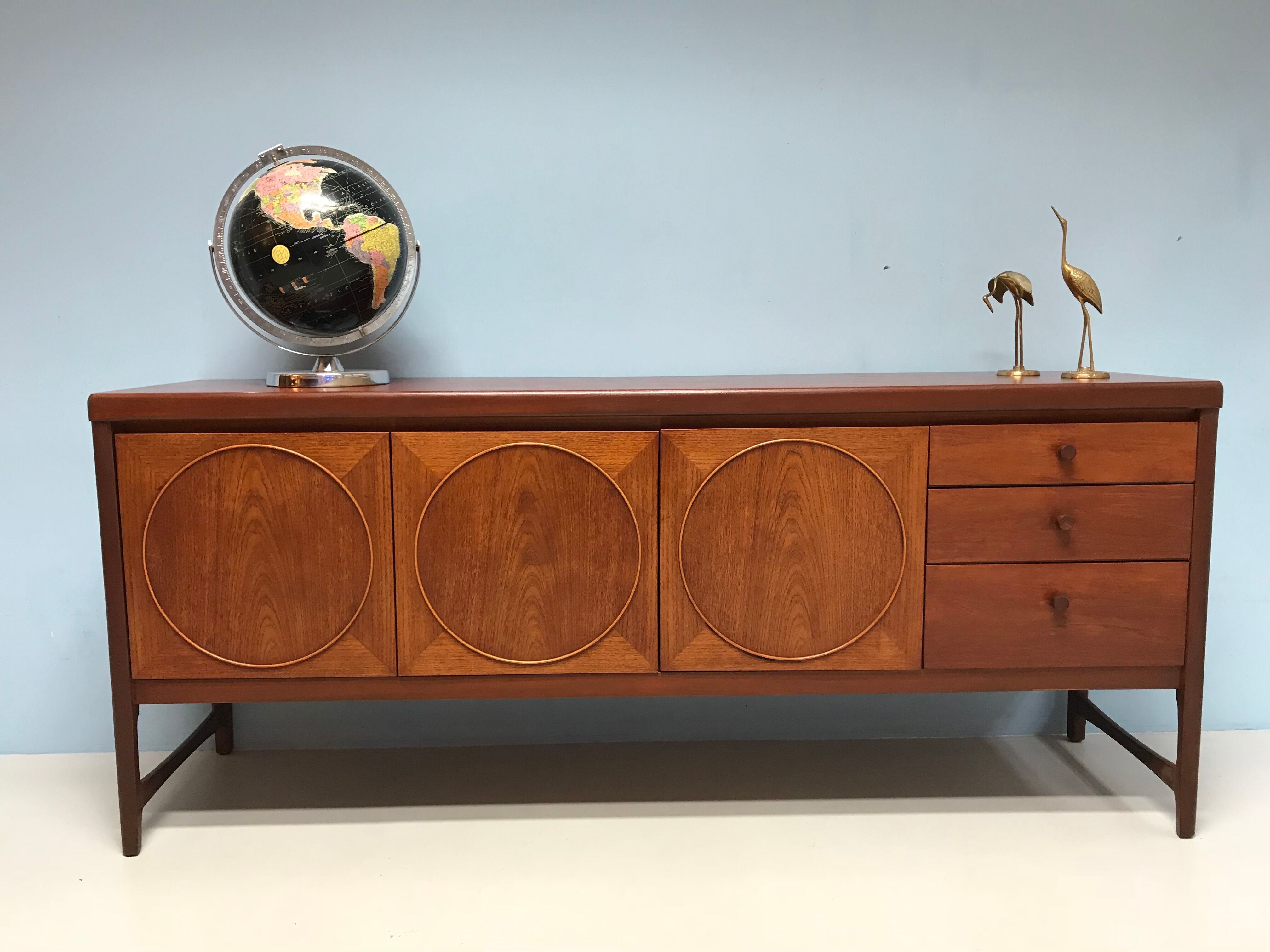 Vintage Nathan Circle sideboard