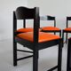 Set of 6 vintage Scandinavian chairs from the 1960s
