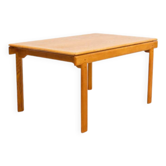 Table à manger extensible en chêne danoise Bramin, années 1960