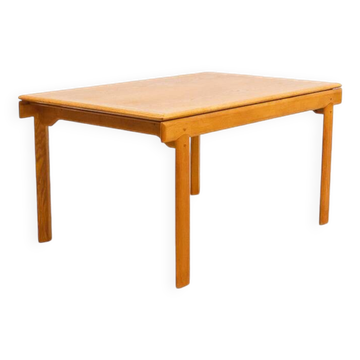 Table à manger extensible en chêne danoise Bramin, années 1960