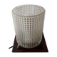 Lampe veilleuse en chêne 1940/1950