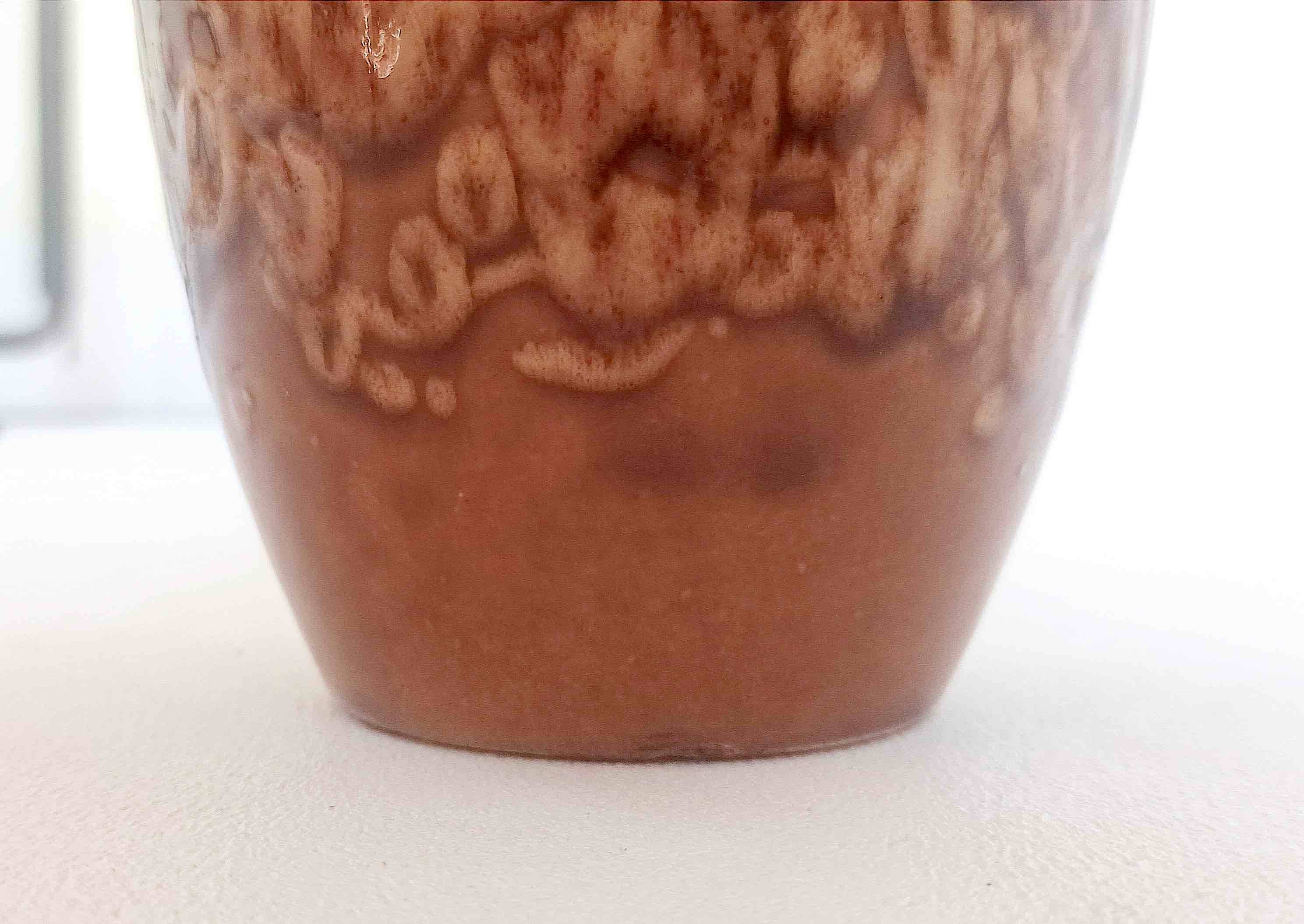 West Germany ceramic vase 1970s Height 21 cm