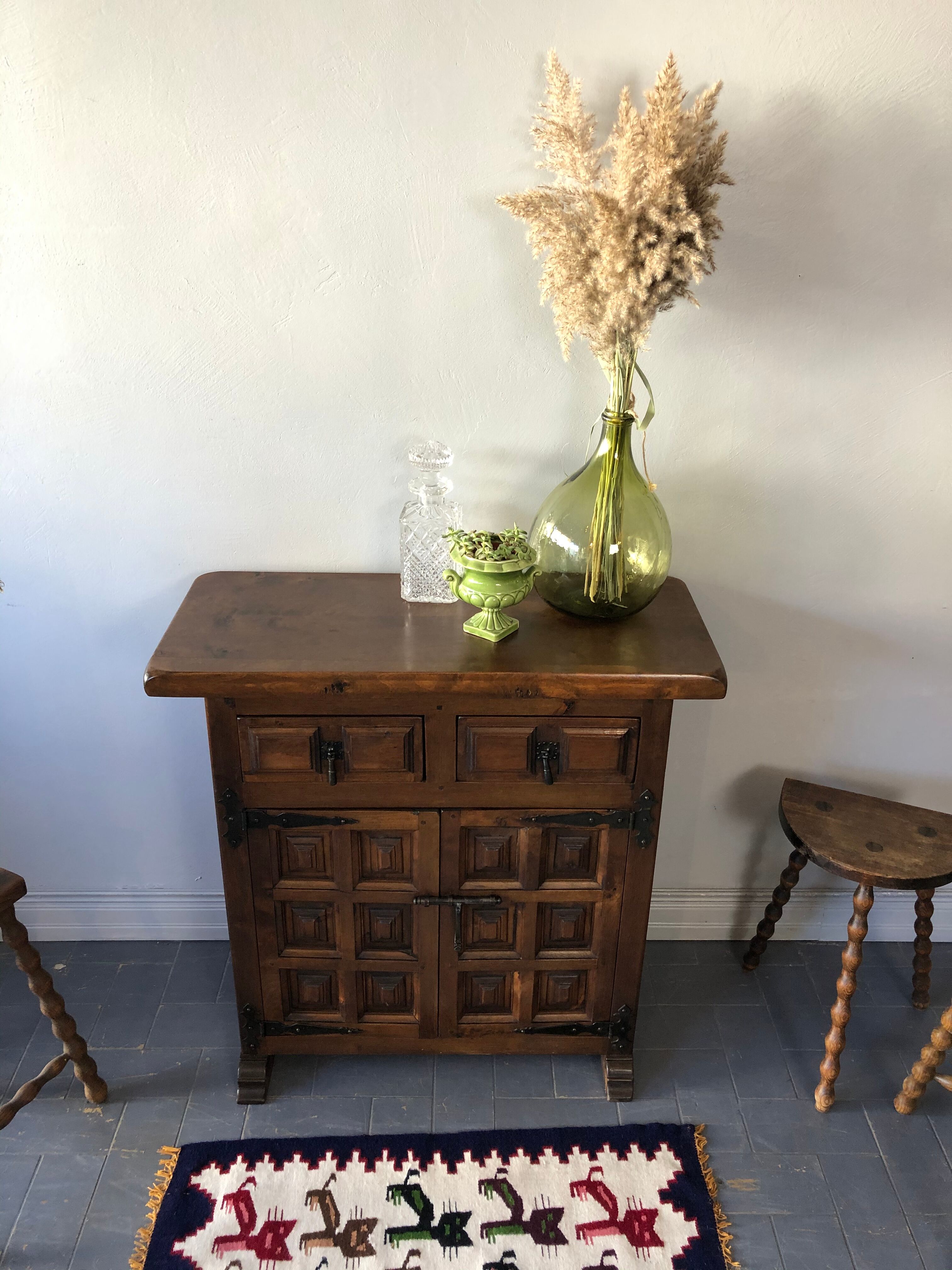 Antique walnut sideboard