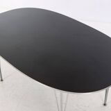 Superellipse table limited edition numbered by Bruno Mathsson and Piet Hein - Denmark 70s/80s