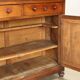 Antique double-bodied display cabinet with walnut drawers, Italy, 20th century.