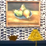 Pair of pear canvases