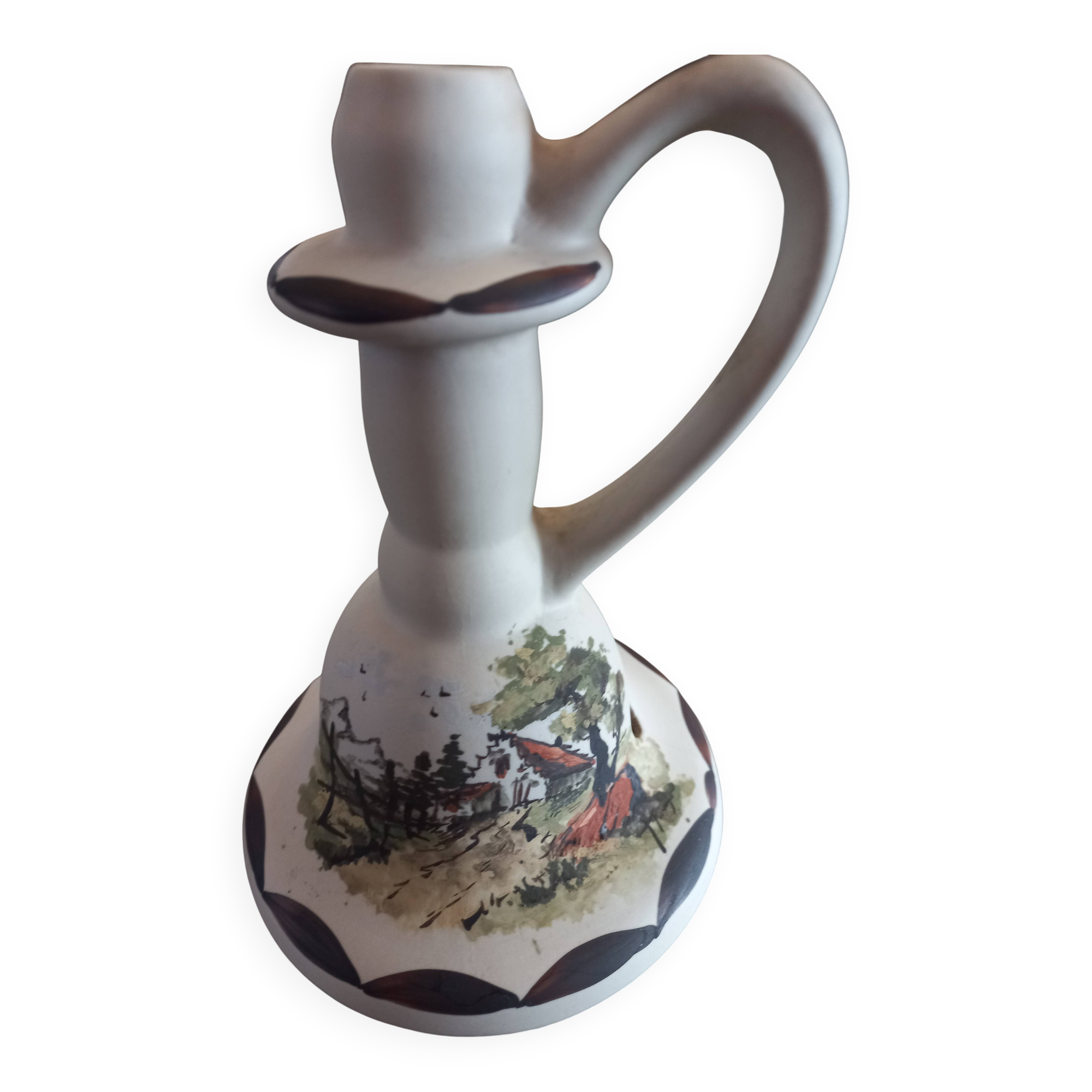 Candle holder signed Cazalas