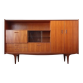 Sideboard library in Scandinavian style made of teak.