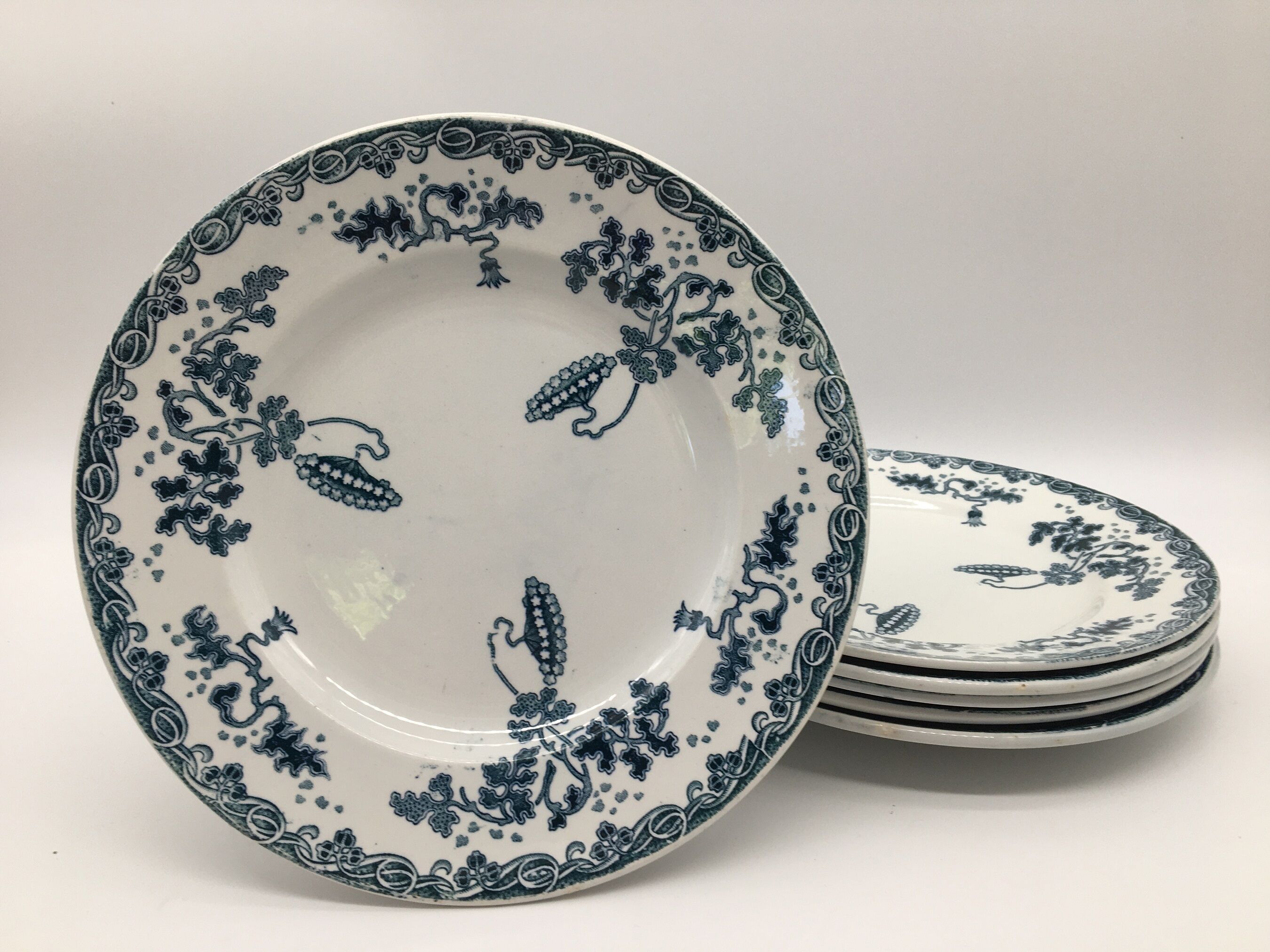 Lot de 6 assiettes Saint-amand & Hamage - Modèle Modern-style