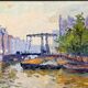 Impressionist paintings - pair of oil on cardboard signed by Jehann BERJONNEAU