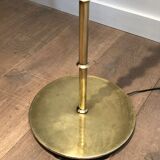 Brass floor lamp