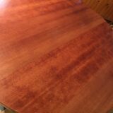 Table round tray in solid wood