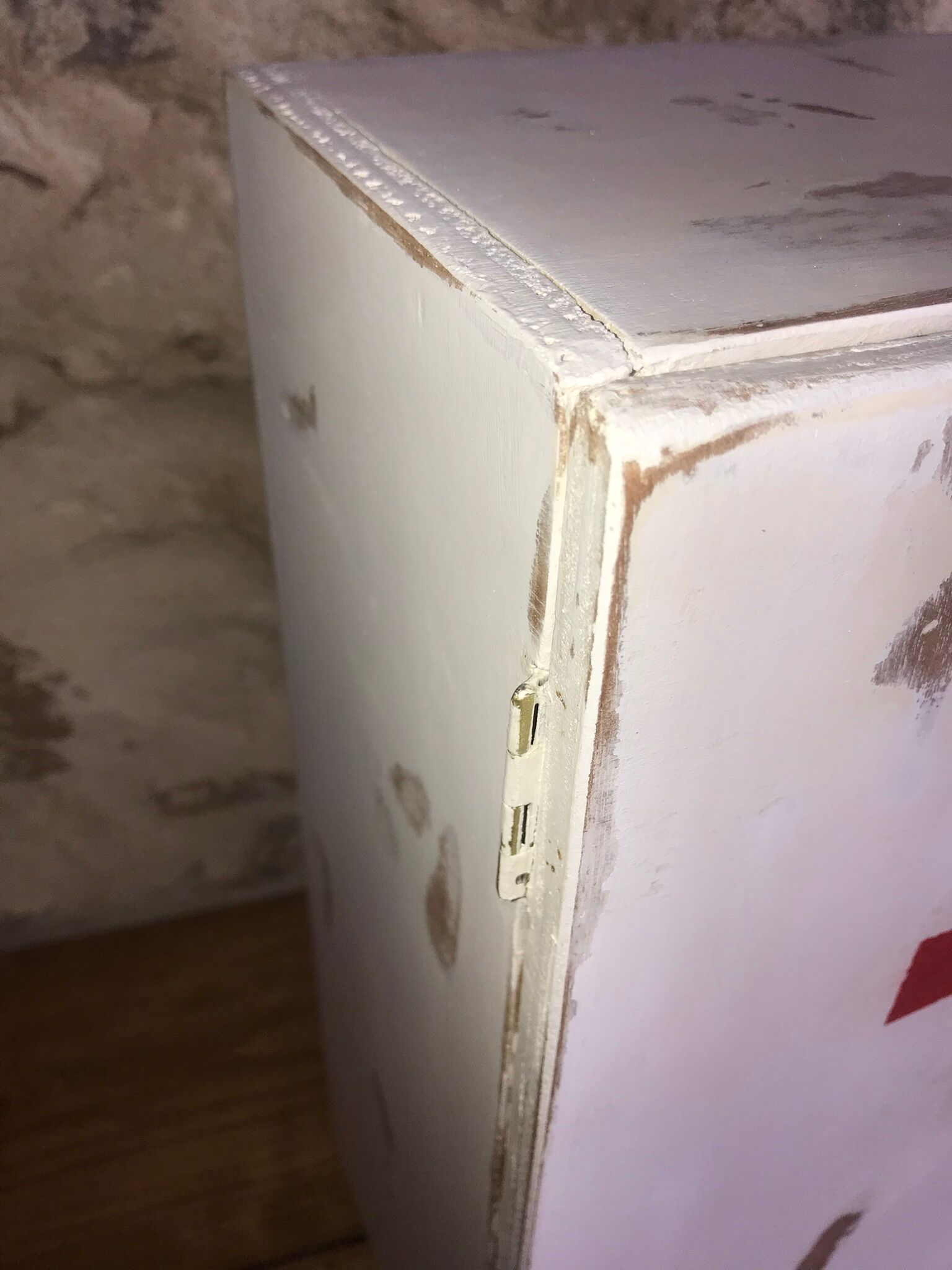 Wooden medicine cabinet