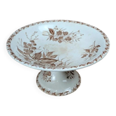 Antique compotier Badonviller model Blackberry in ironstone