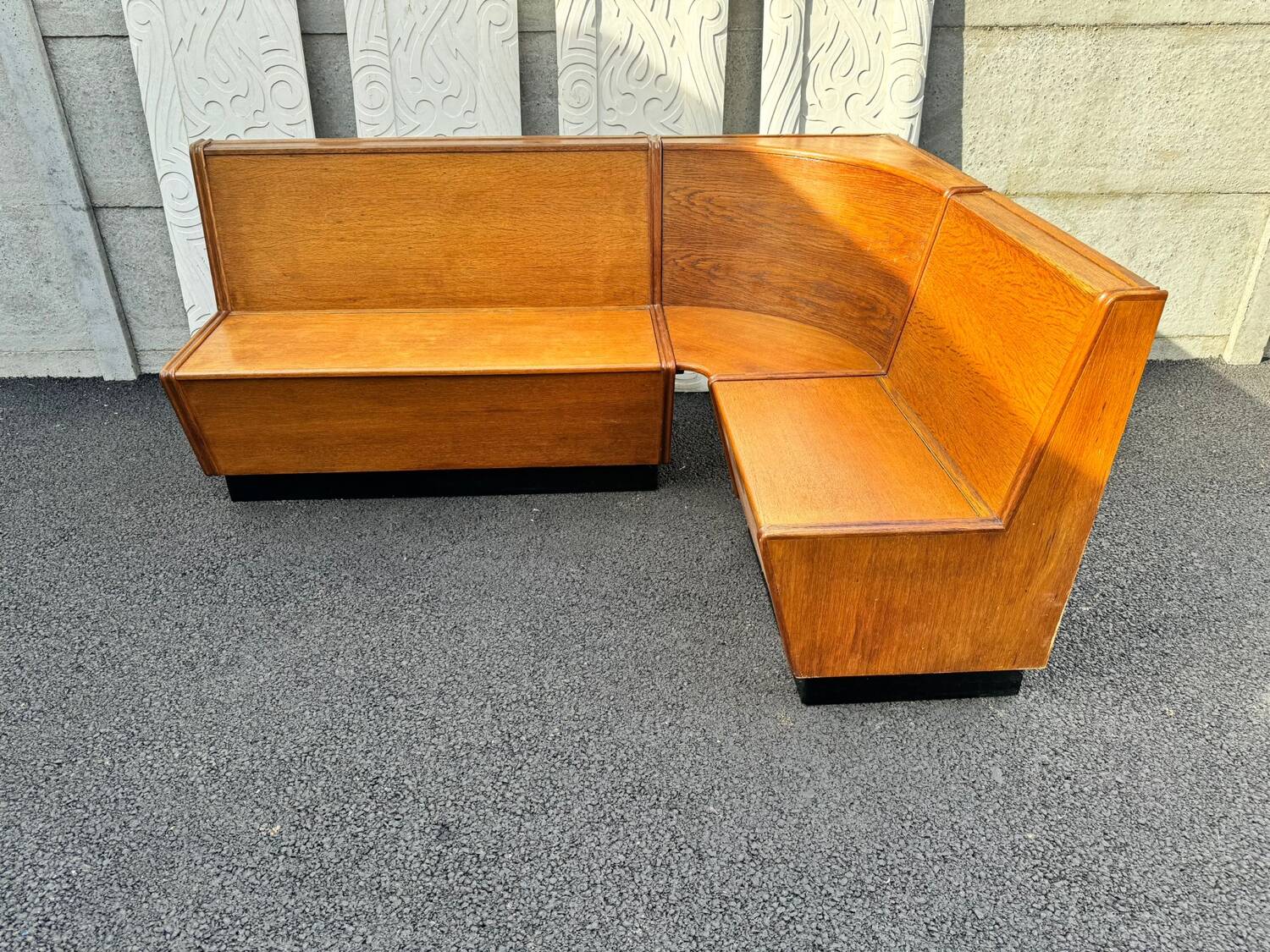 Bistro or corner restaurant bench. 50/60's
